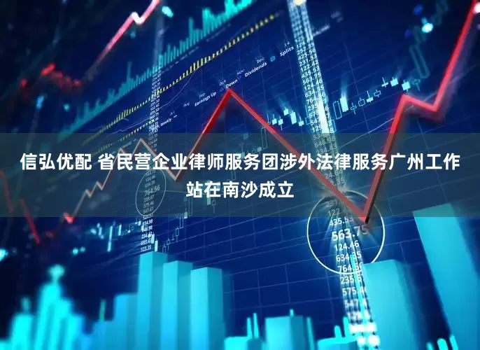 信弘优配 省民营企业律师服务团涉外法律服务广州工作站在南沙成立